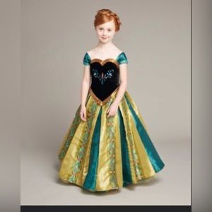 NEW Deluxe Disney Anna Chasing Fireflies Costume Medium Beautifully embroidered